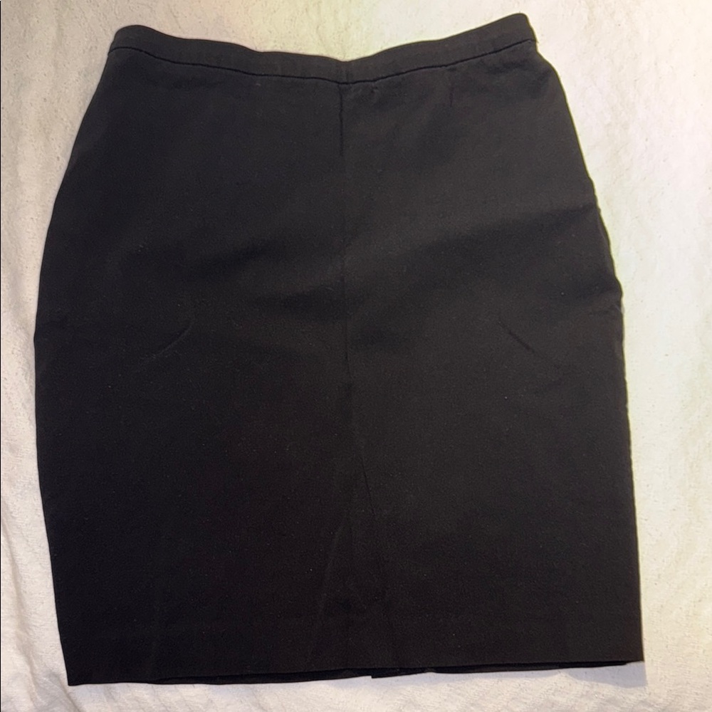 Classic Black Pencil Skirt
